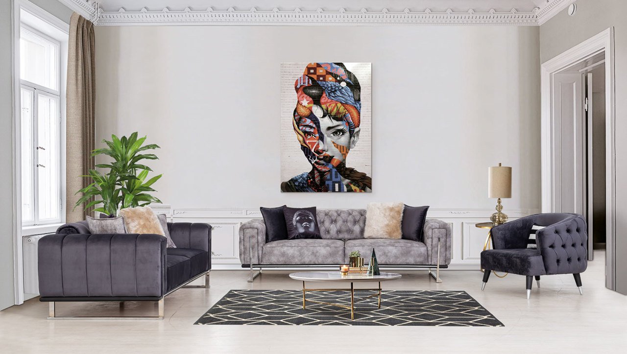 Picasso Nikel Koltuk Takımı