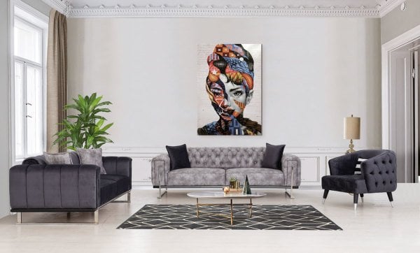 Picasso Nikel Koltuk Takımı